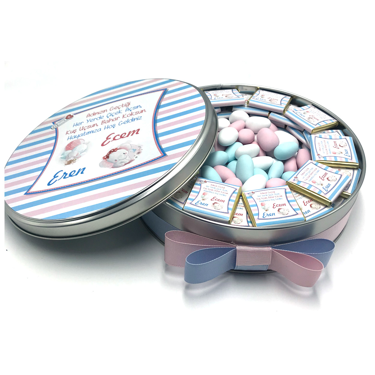 İkiz Bebek, Madlen Çikolata Model 1 Çikolata Siparişi