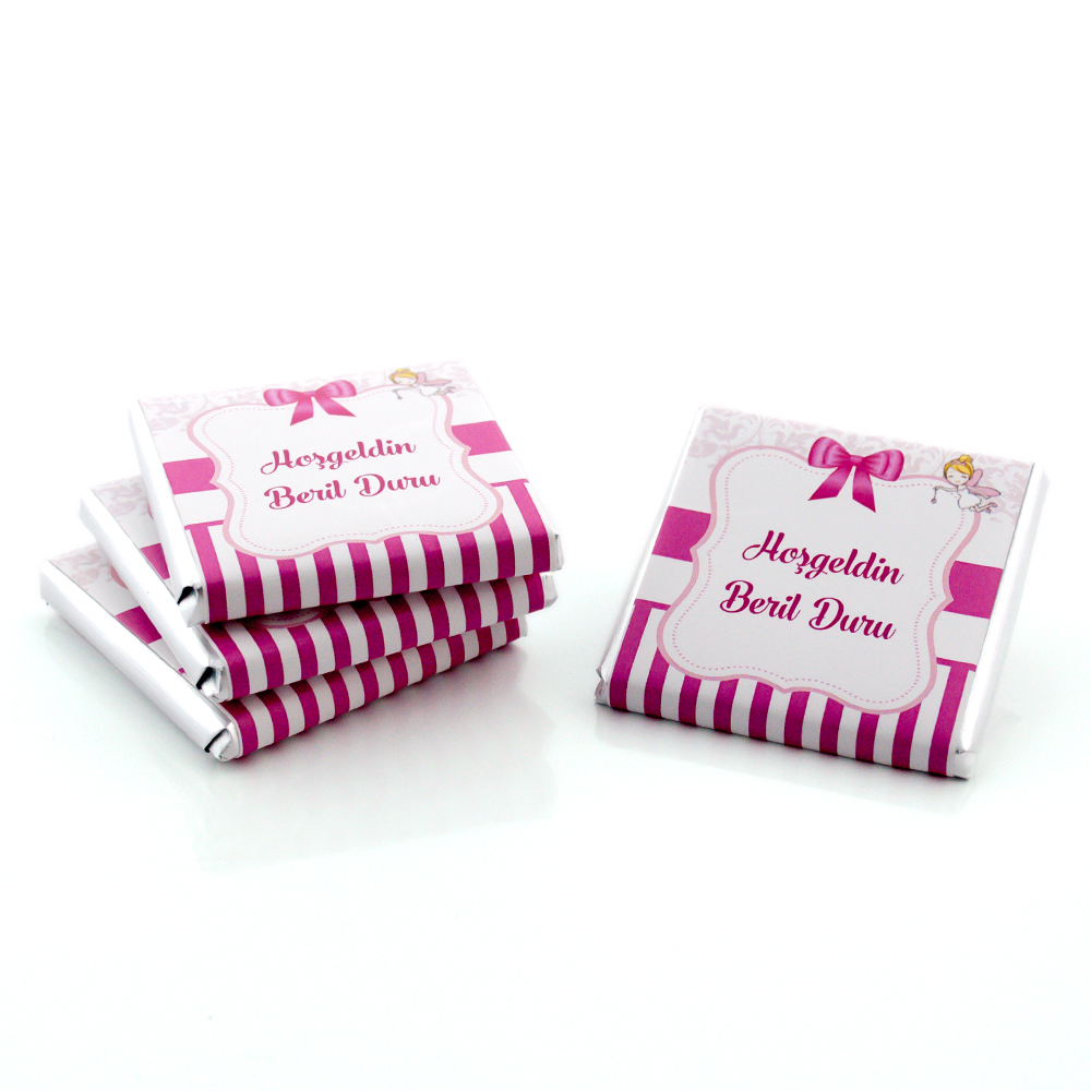 KURDELA 1 MODEL İSİMLİ KIZ BEBEK ÇİKOLATASI Çikolata Siparişi, Online